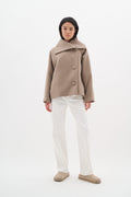 PerryIW Short Coat - Sandy Grey Melange