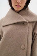 PerryIW Short Coat - Sandy Grey Melange