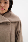 PerryIW Short Coat - Sandy Grey Melange