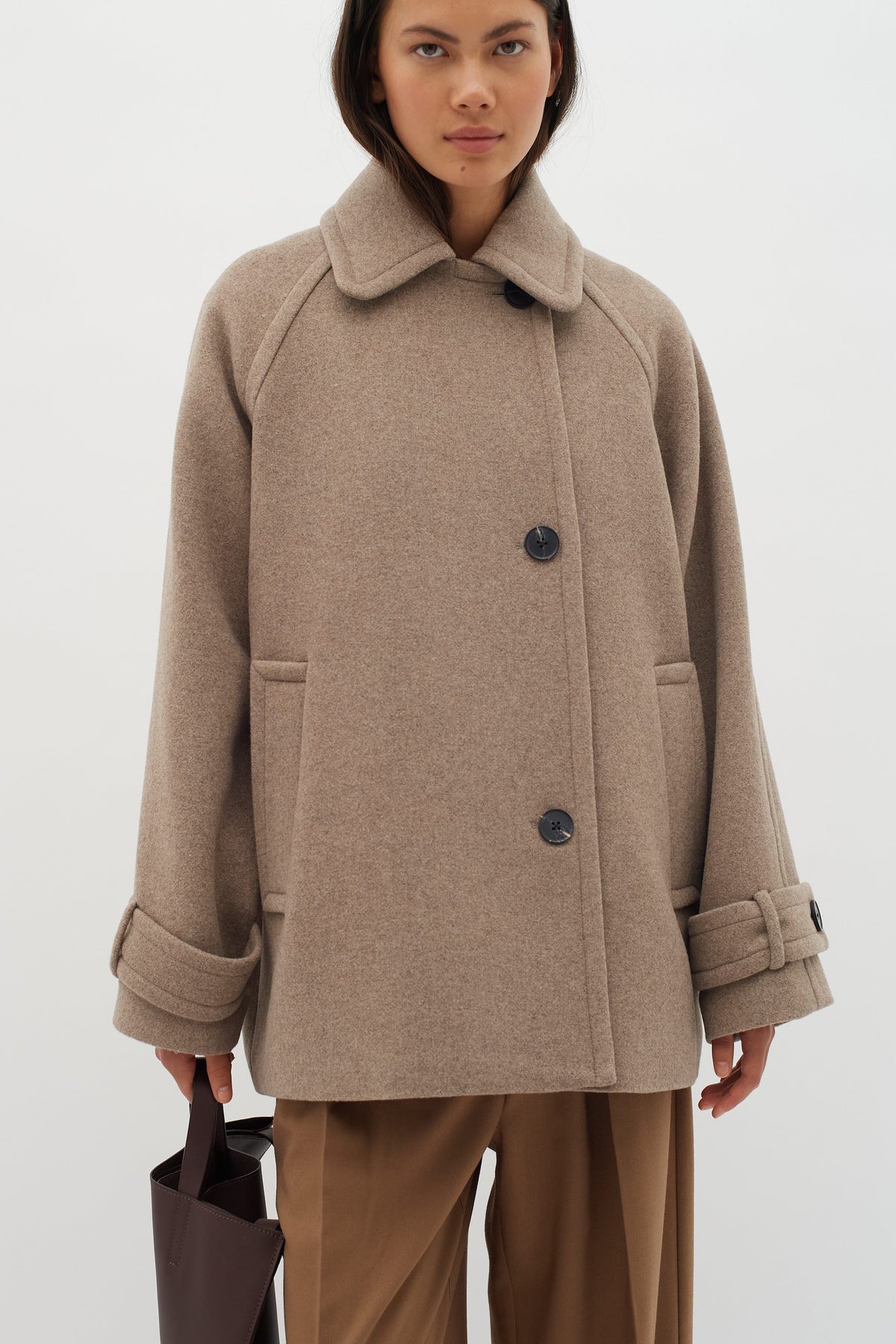 ThoraIW Minona Coat - Sandy Grey Melange