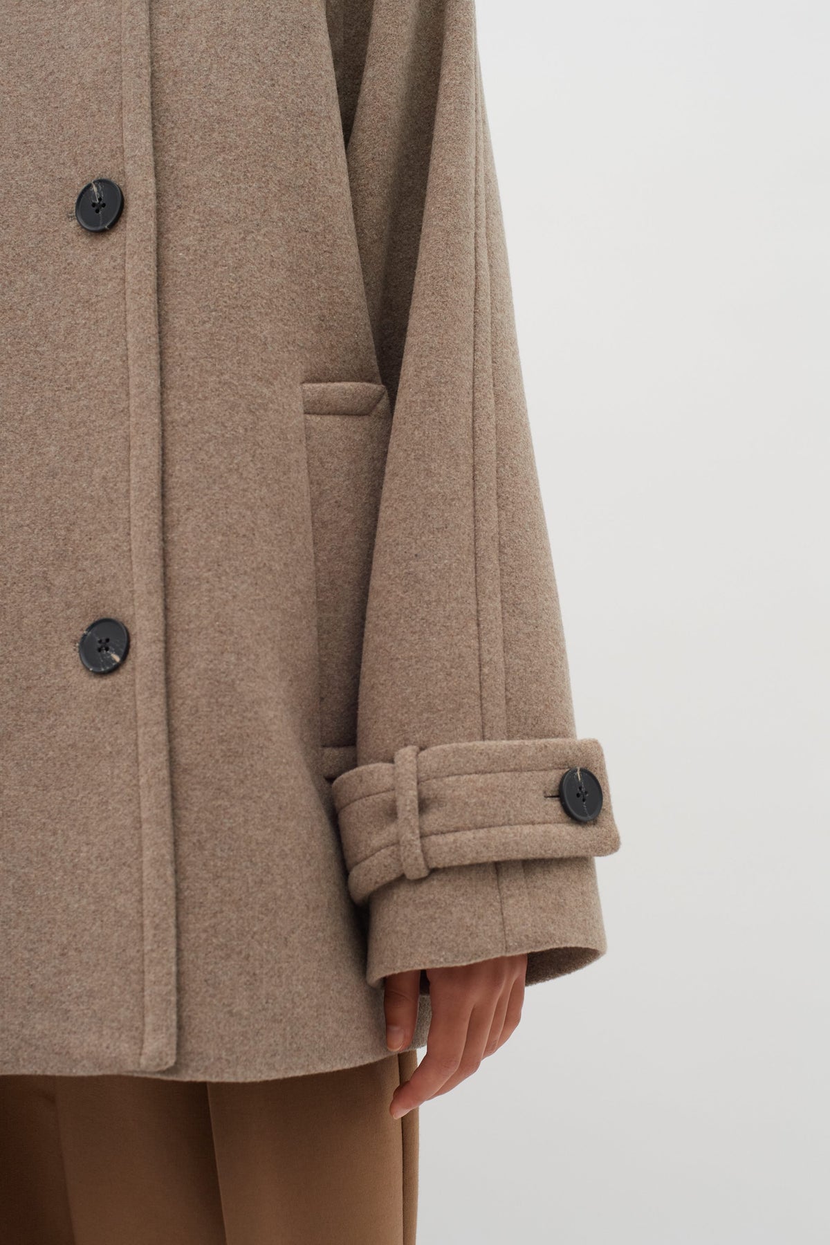 ThoraIW Minona Coat - Sandy Grey Melange