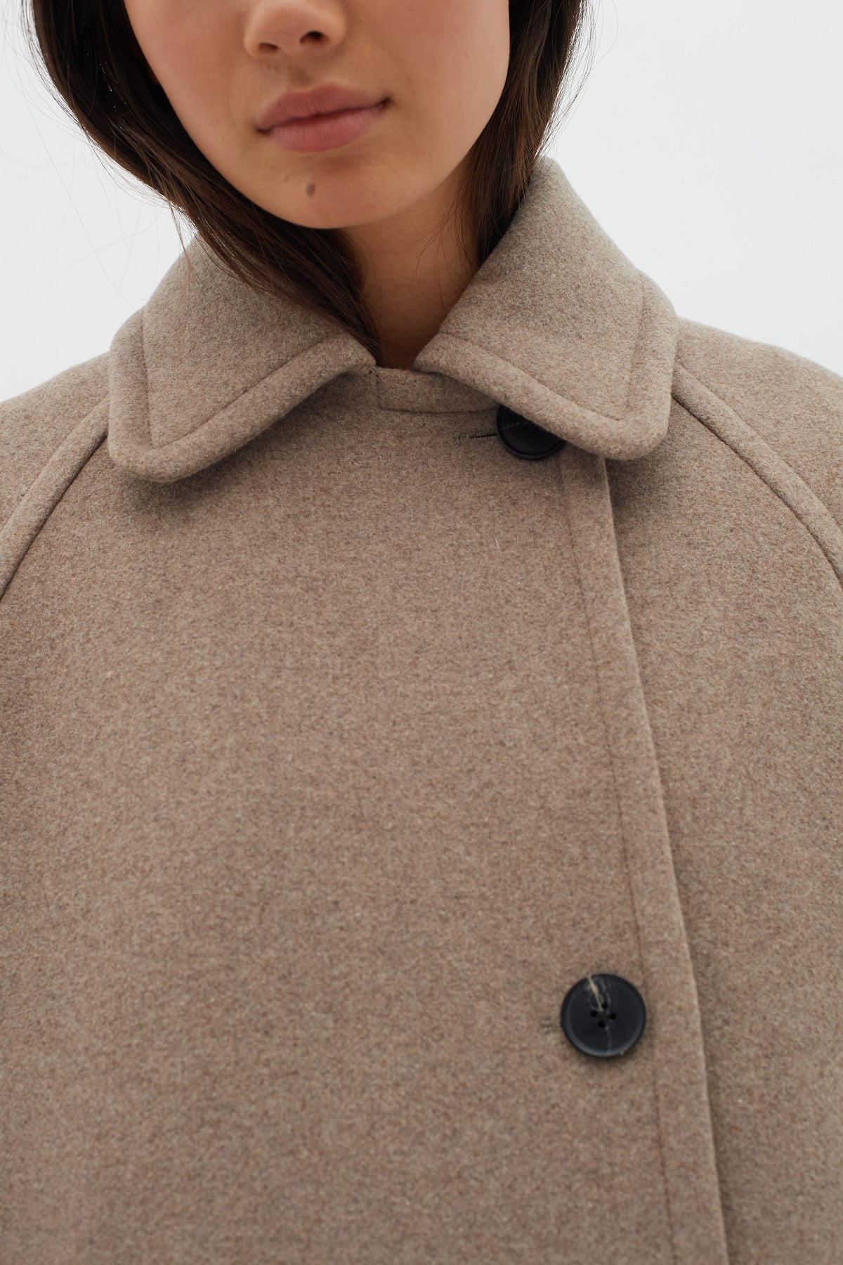 ThoraIW Minona Coat - Sandy Grey Melange