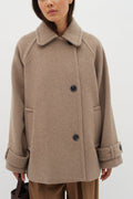 ThoraIW Minona Coat - Sandy Grey Melange