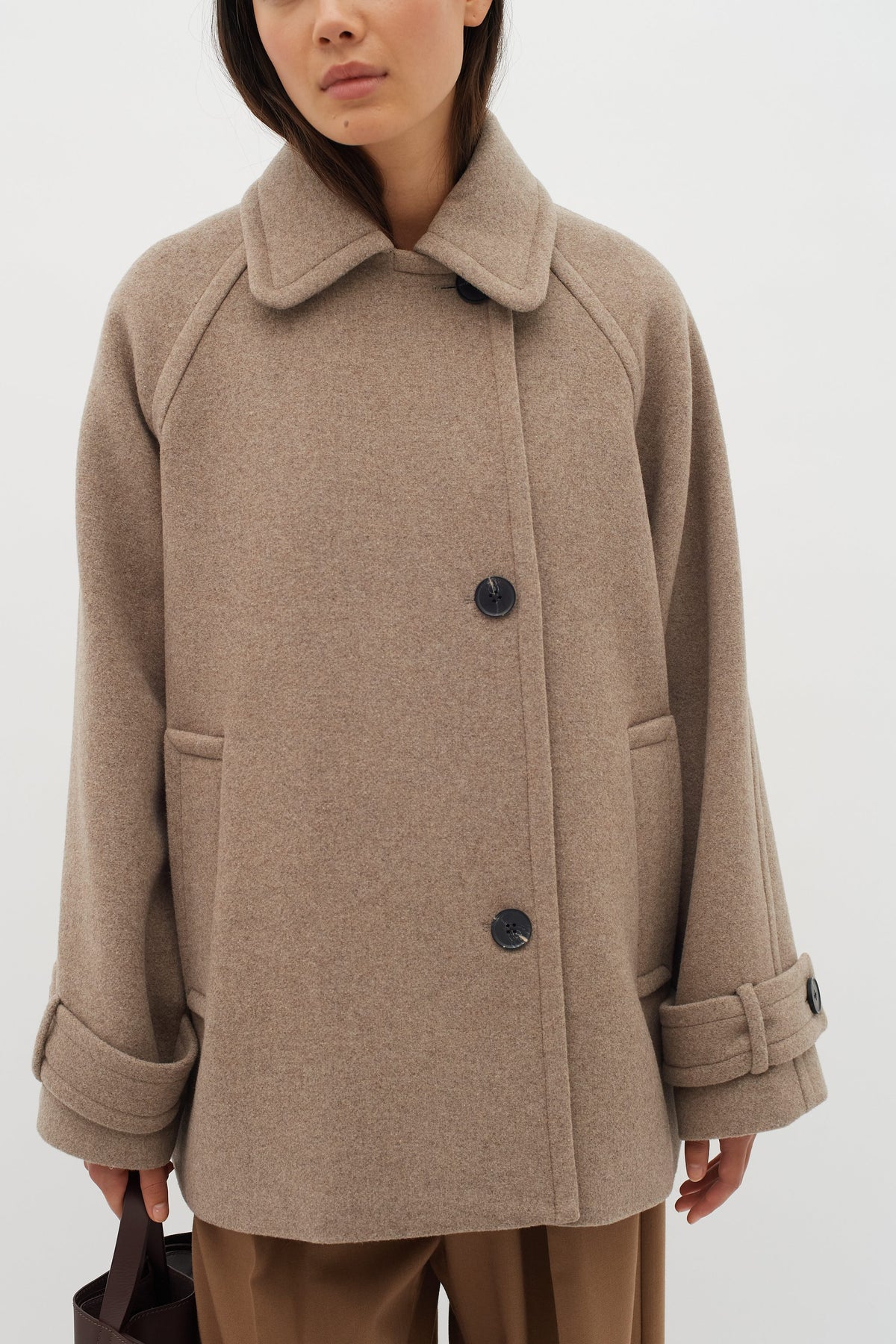 ThoraIW Minona Coat - Sandy Grey Melange