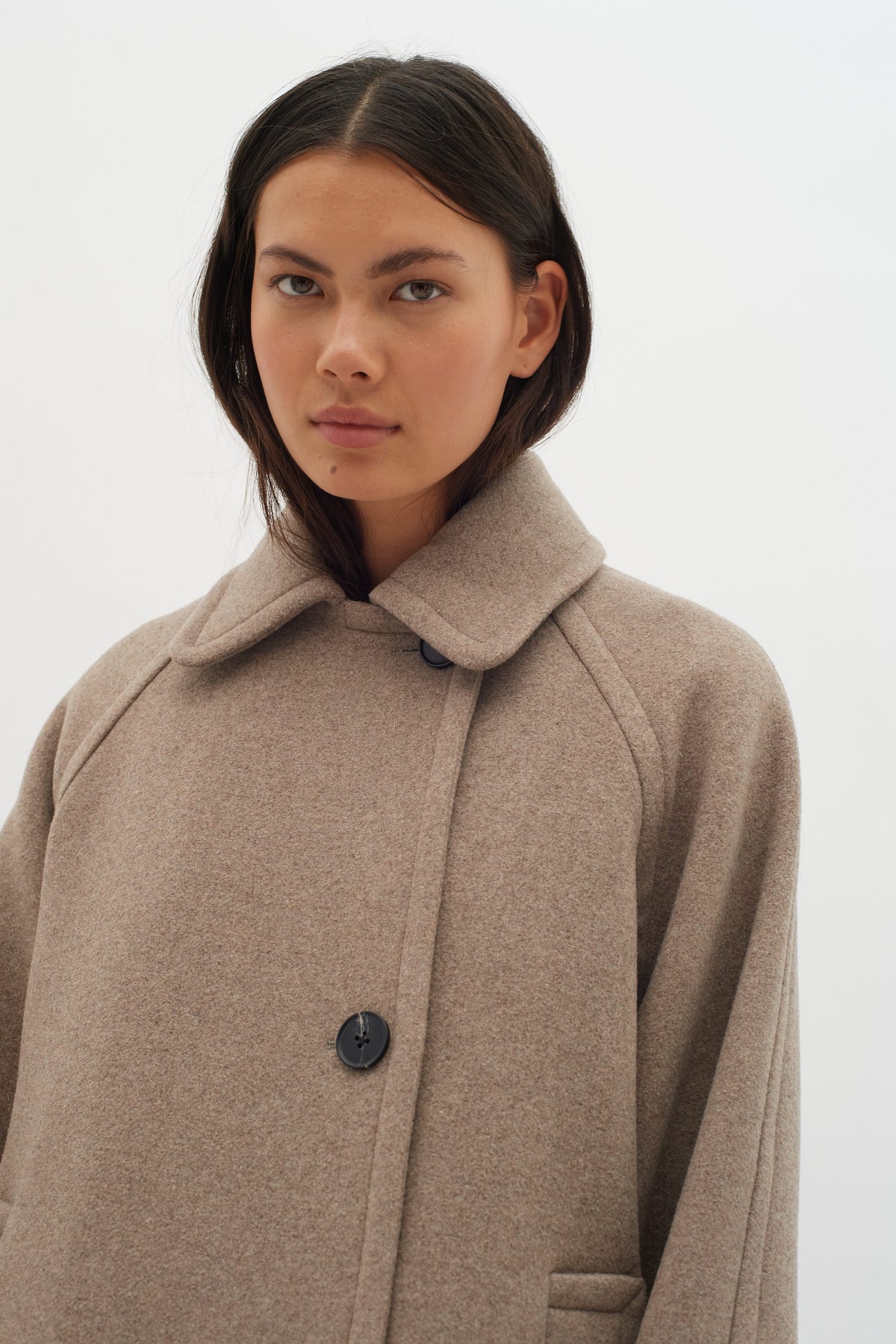 ThoraIW Minona Coat - Sandy Grey Melange