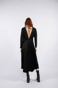 Sara Dress Satin - Black