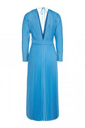 Sara Dress Satin - Blue