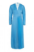 Sara Dress Satin - Blue
