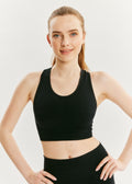 Seamless Sportsbra Medium Support - Beautiful Black