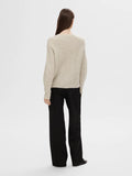 Lulu LS Knit Short Cardigan - Birch Melange