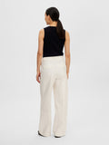 Lydia Sl O-Neck Knit Top - Black