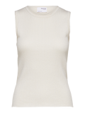 Lydia Sl O-Neck Knit Top - Birch