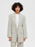 Tania Ls Slim Blazer - Nomad Melange