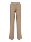 Rita Mid Waist Wide Pant - Camel Melange
