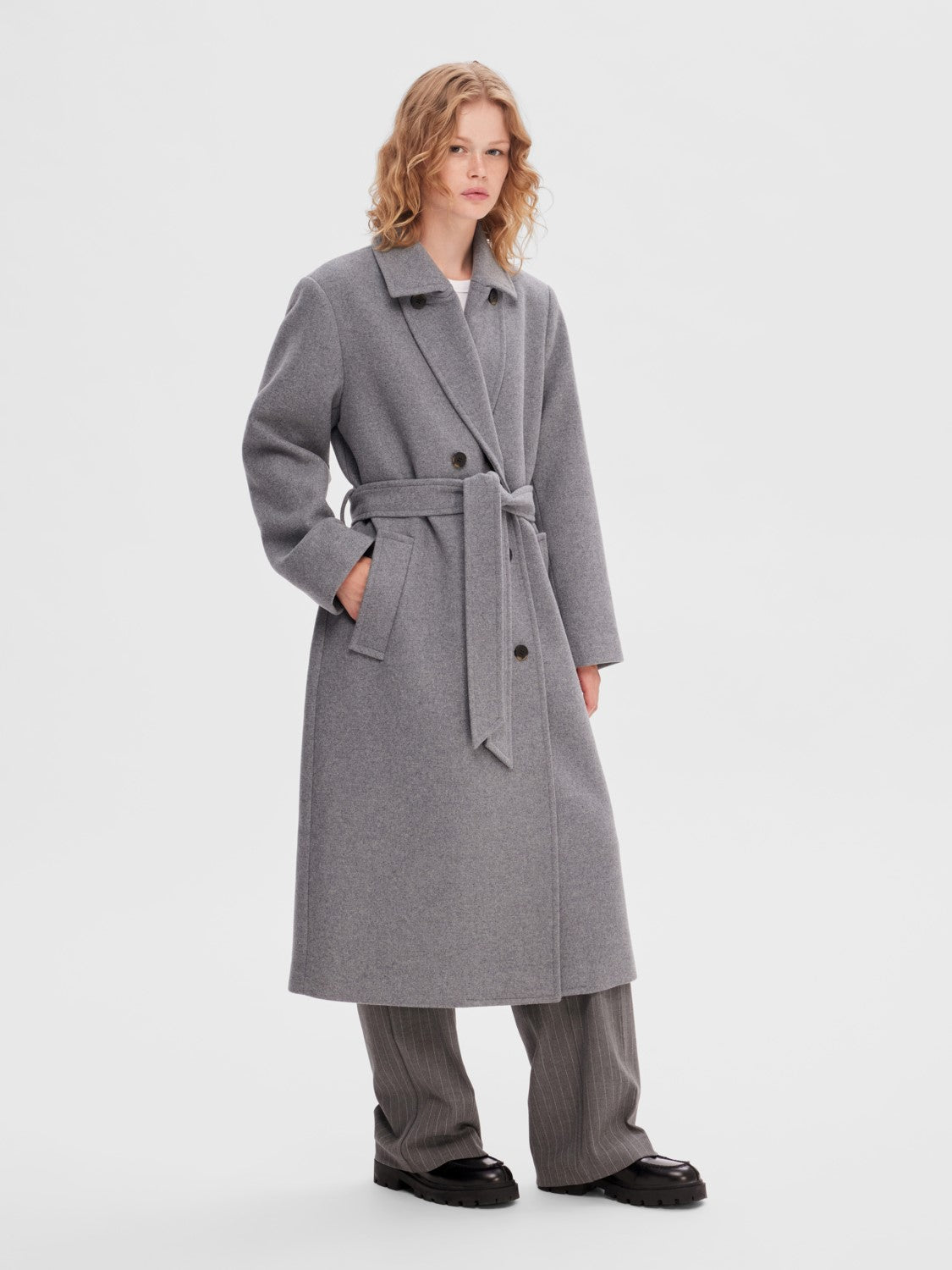 Milo RWS Coat - Light Grey Melange
