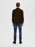 Regowen-Cord Shirt Ls W - Forest Night