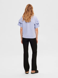 Eliana MW Slim Flared Pant - Black