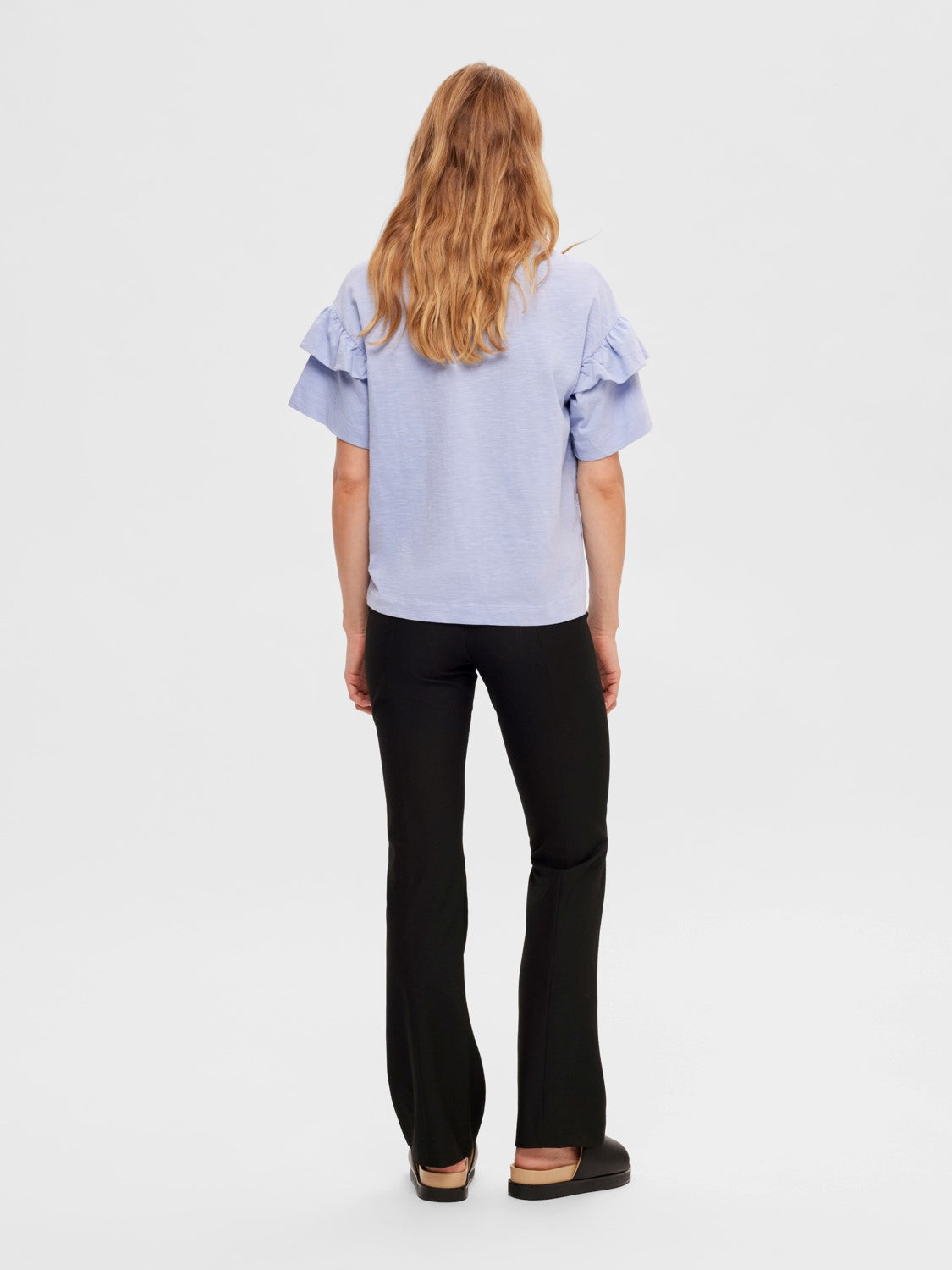 Eliana MW Slim Flared Pant - Black