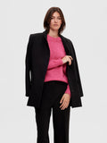 Lulu Ls Knit O-Neck - Fuchsia Purple