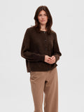 Lulu Ls Knit Short Cardigan - Java