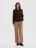 Lulu Ls Knit Short Cardigan - Java