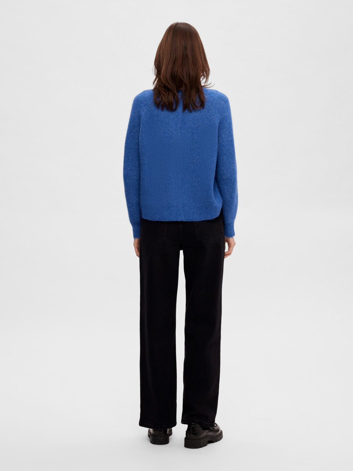 Lulu Ls Knit Short Cardigan - Nebulas Blue