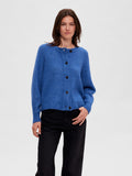 Lulu Ls Knit Short Cardigan - Nebulas Blue