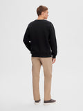 Hankie Logo Crew Neck Sweat W - Black