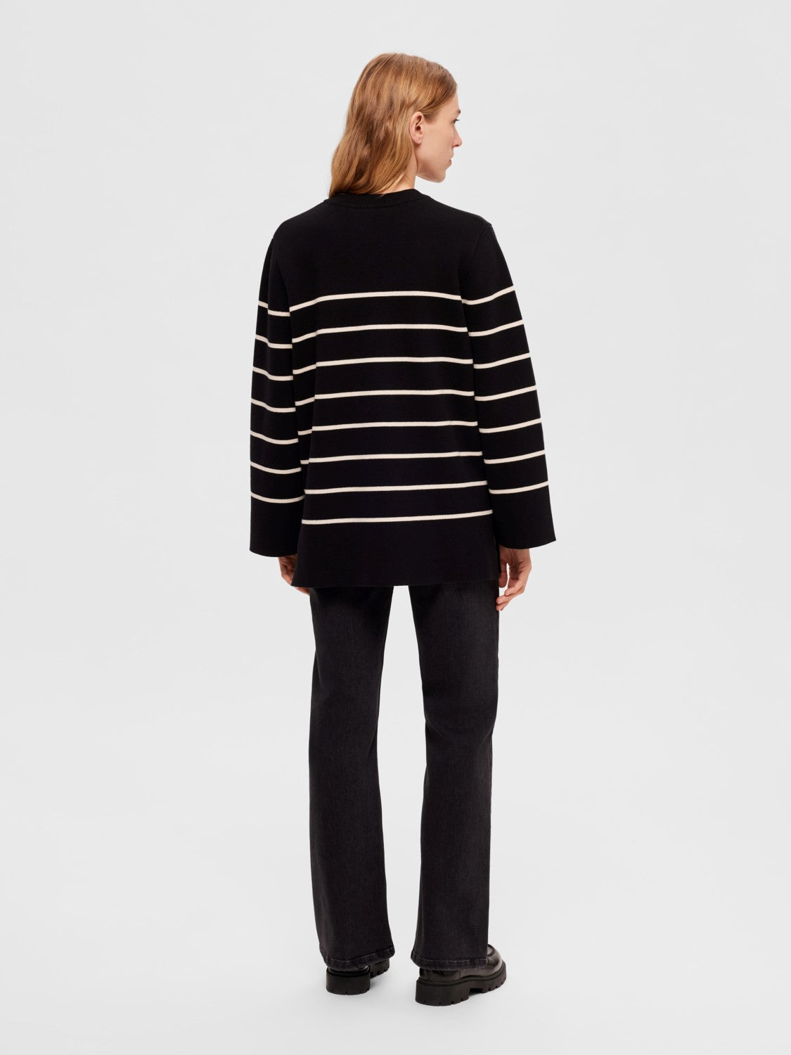 Liva LS Long Knit Cardigan - Black