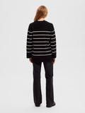 Liva LS Long Knit O-Neck - Black