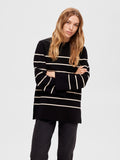 Liva LS Long Knit O-Neck - Black