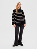 Liva LS Long Knit O-Neck - Black
