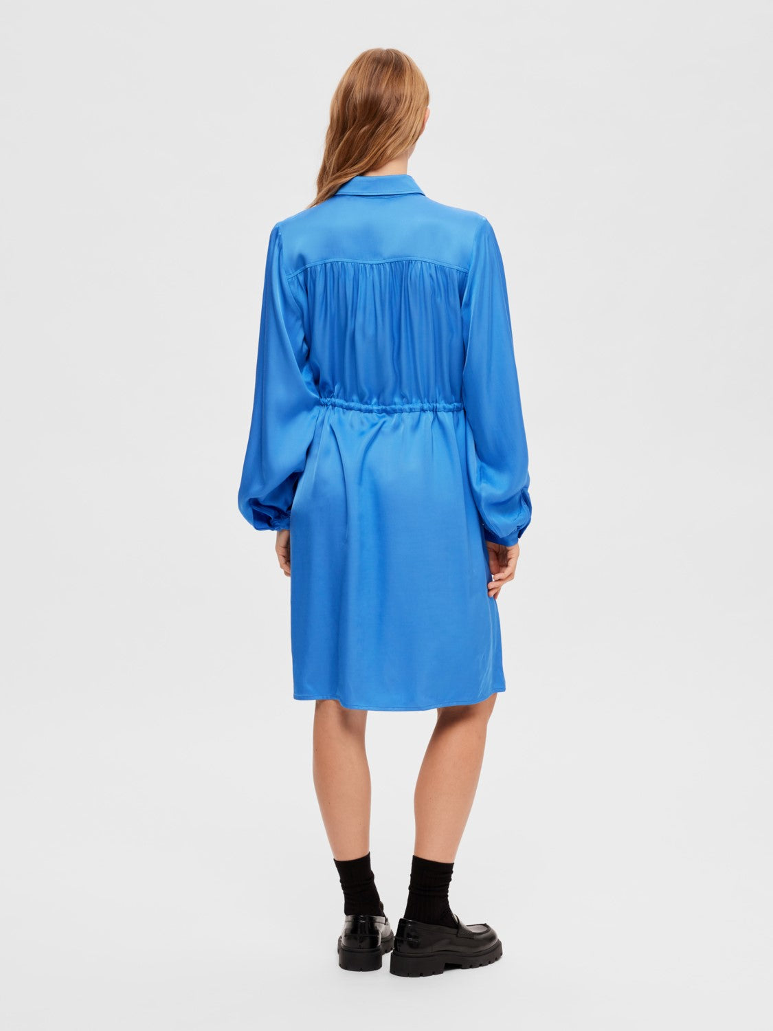 Thea Ls Short Dress - Nebulas Blue