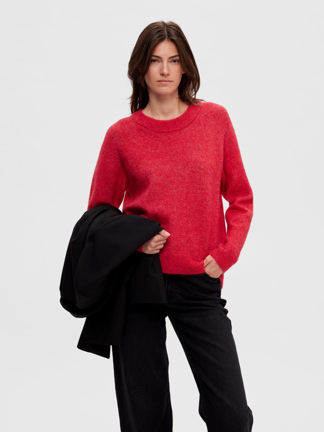 Lulu Ls Knit O-Neck - Ski Patrol