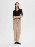 Dianna 2/4 O-Neck Top Noos - Svart