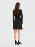 Maxine LS Short Dress - Black