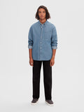 Regrick-Denim-New Shirt Ls W - Medium Blue Denim
