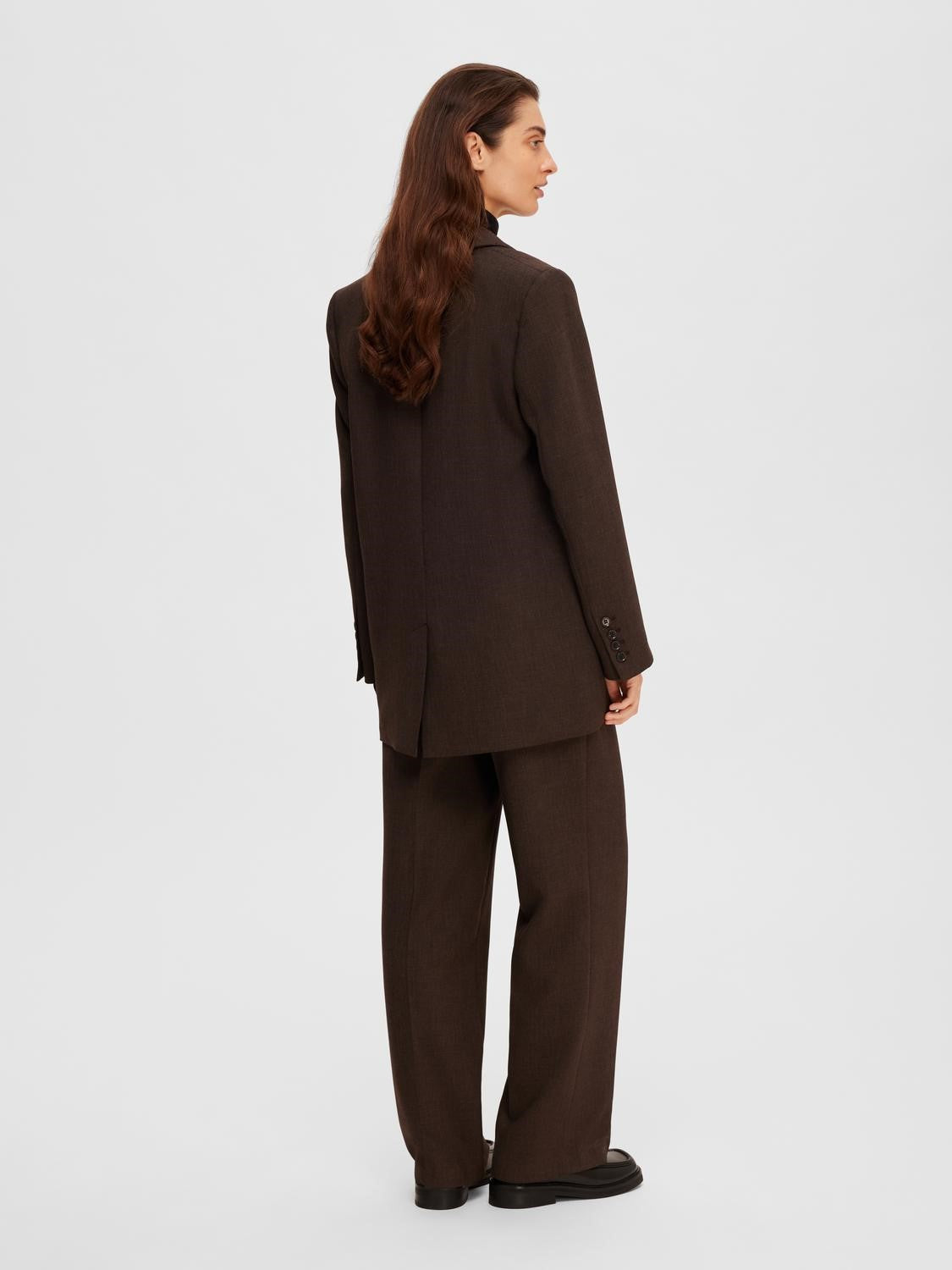 Rita LS Relaxed Blazer - Java Melange
