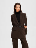Rita LS Relaxed Blazer - Java Melange