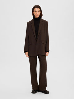 Rita LS Relaxed Blazer - Java Melange