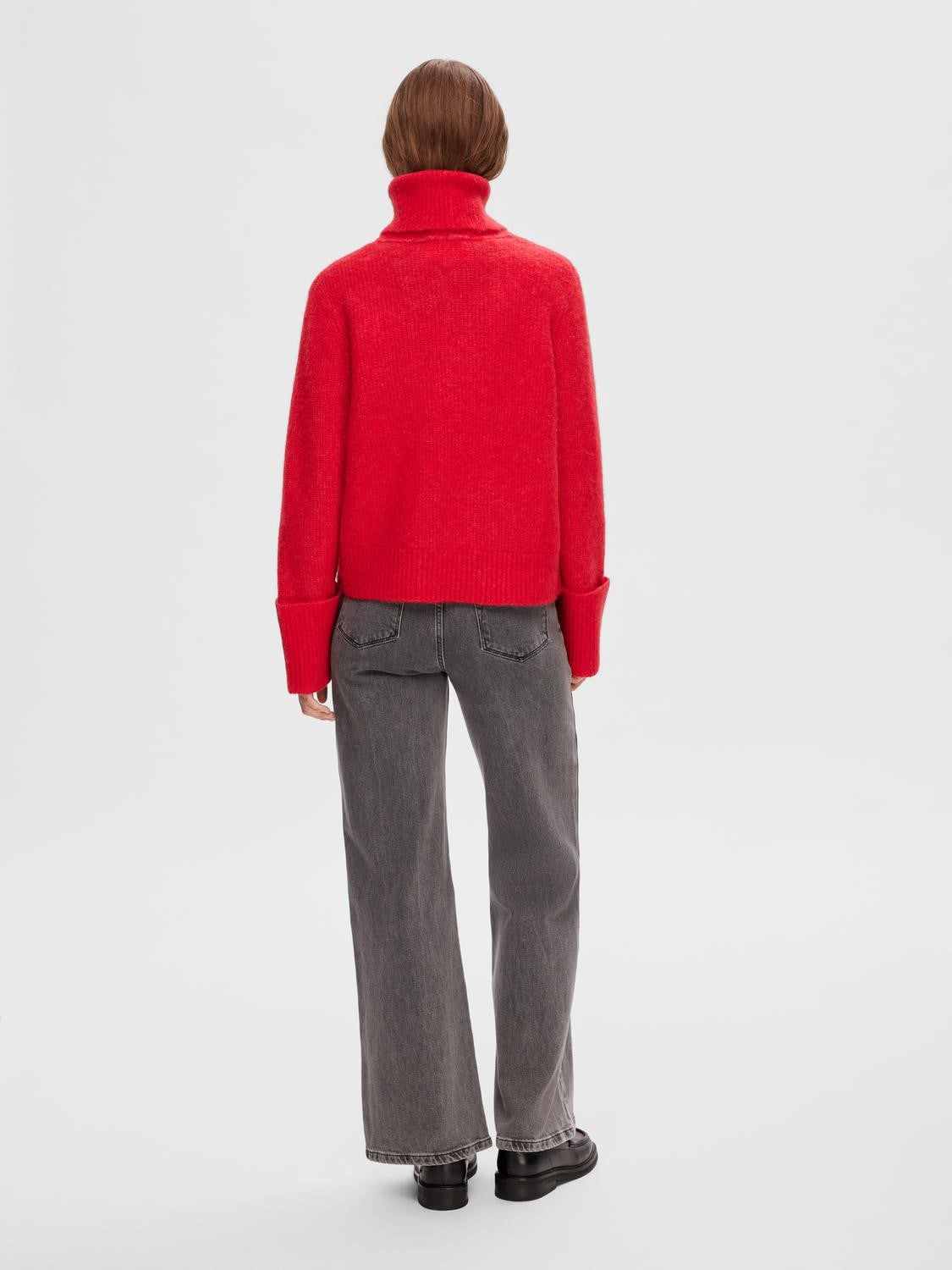 Sia Ras LS Knit Rollneck - Ski Patrol