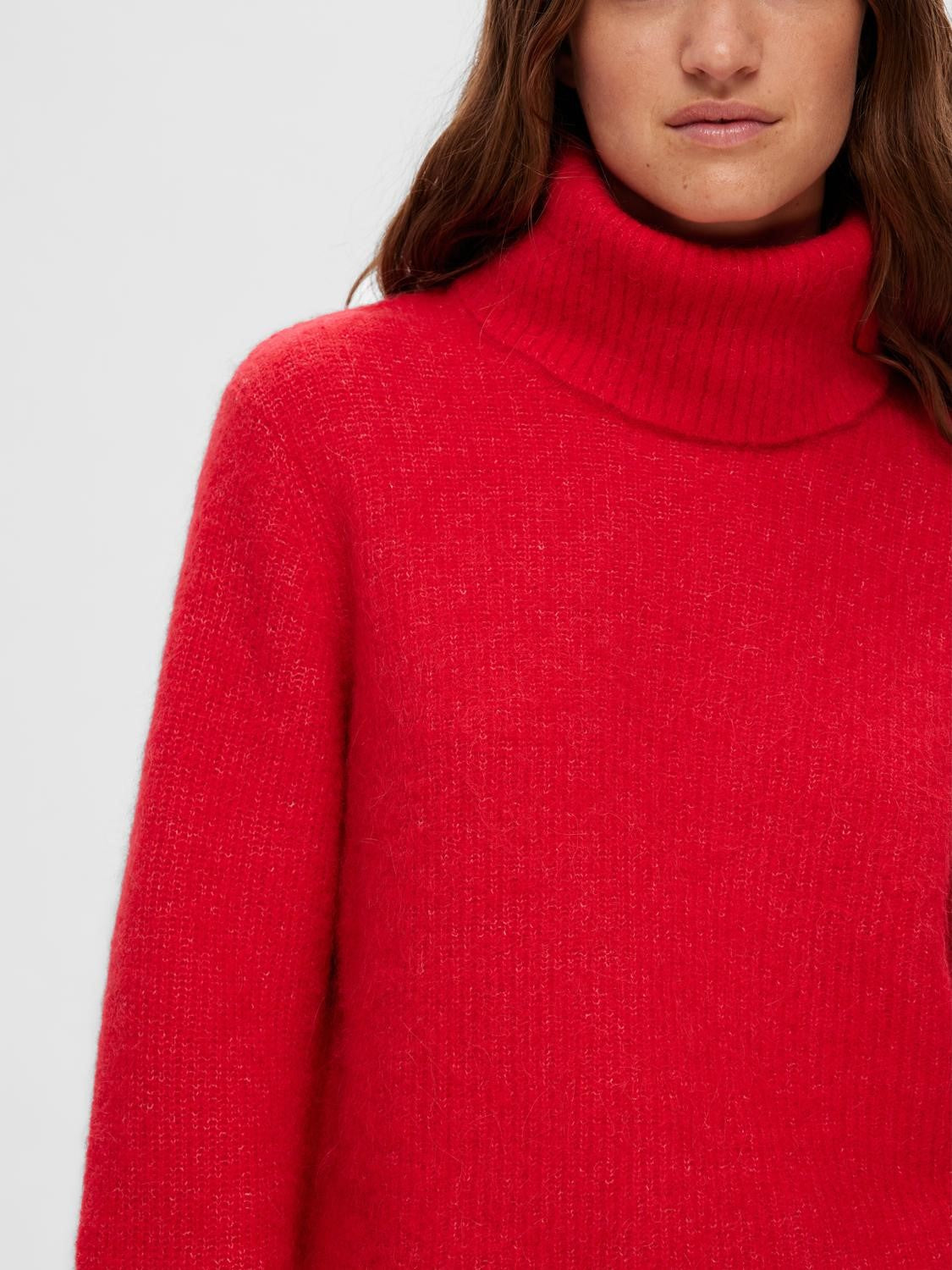 Sia Ras LS Knit Rollneck - Ski Patrol