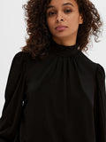 Saya Ls High Neck Top - Black