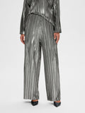 Naline Tinni HW Relaxed Pant - Silver
