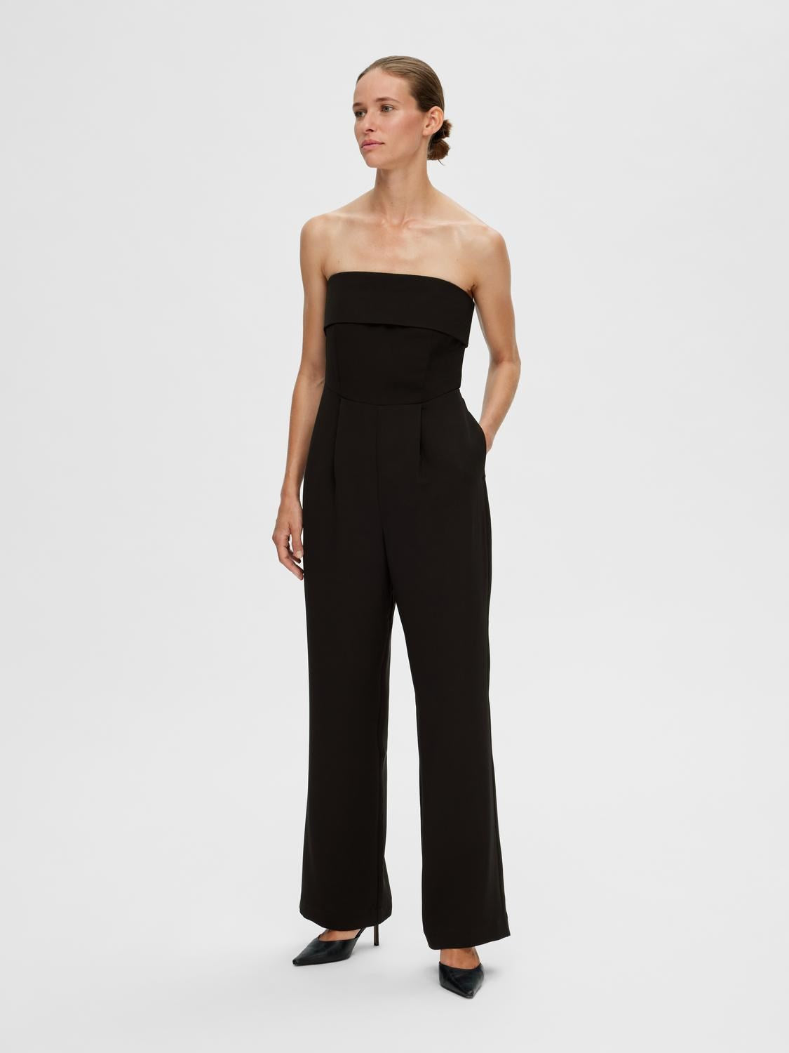 Vinelle Strap Jumpsuit - Black