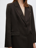 Tasja LS Relaxed Blazer - Black