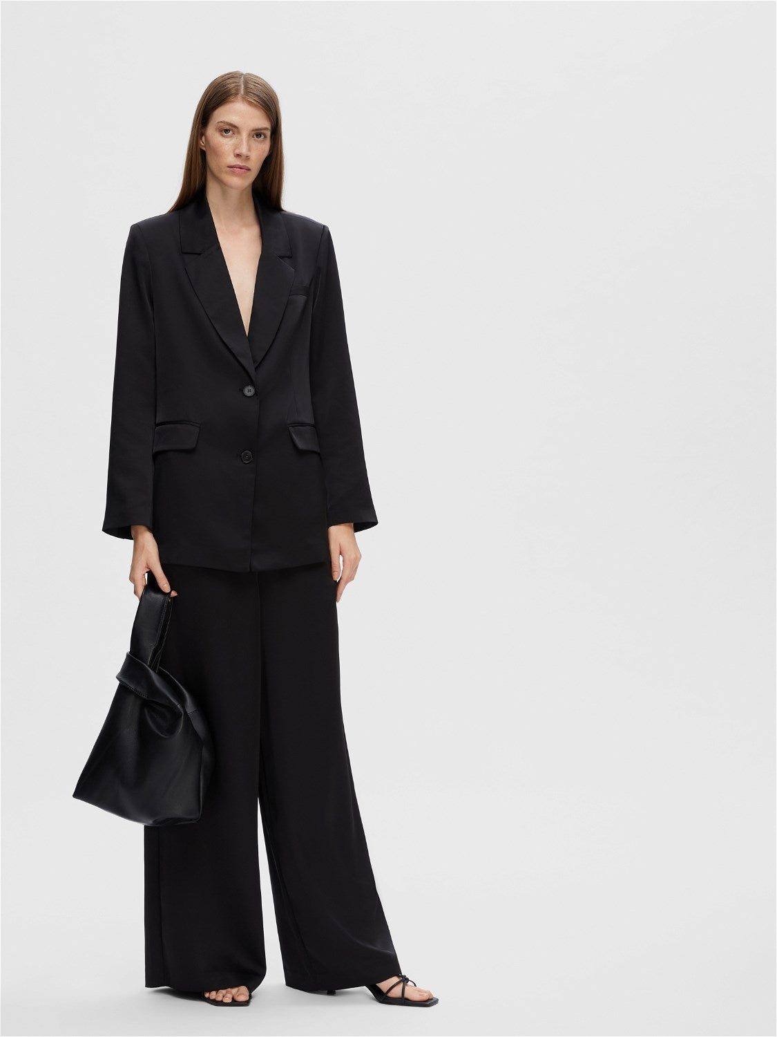 Tasja HW Extra Wide Pant - Black