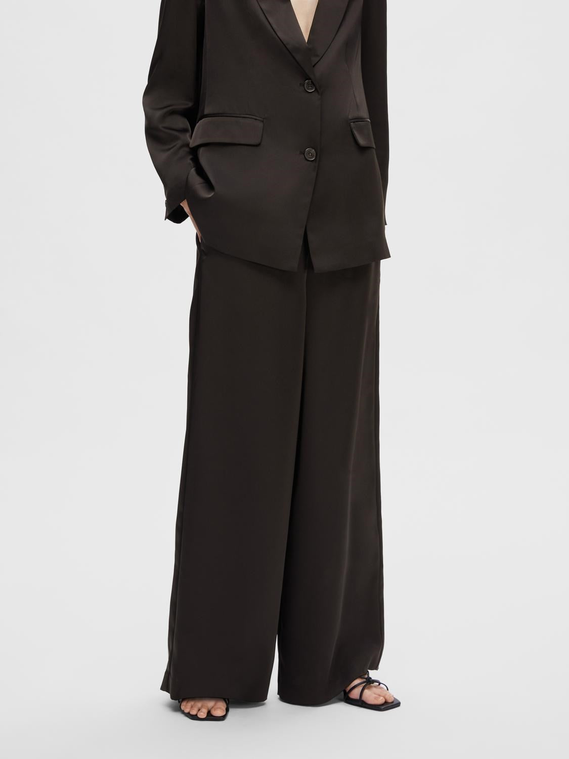 Tasja HW Extra Wide Pant - Black