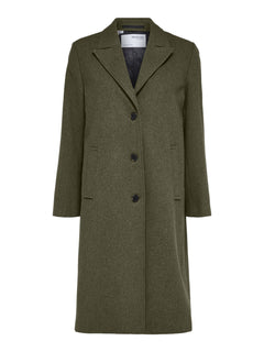 Alma Wool Coat - Ivy Green