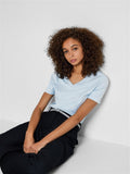 Essential V-Neck T-shirt - Cashmere Blue